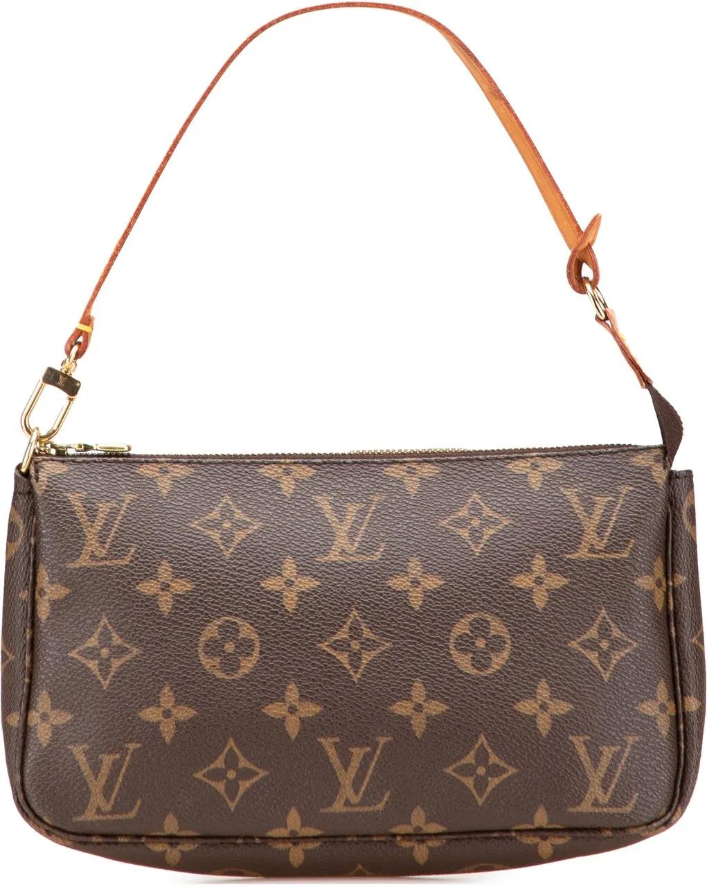 Louis Vuitton Hobo Bags - Monogram Pochette Accessoires - Gr. unisize - in Braun - für Damen