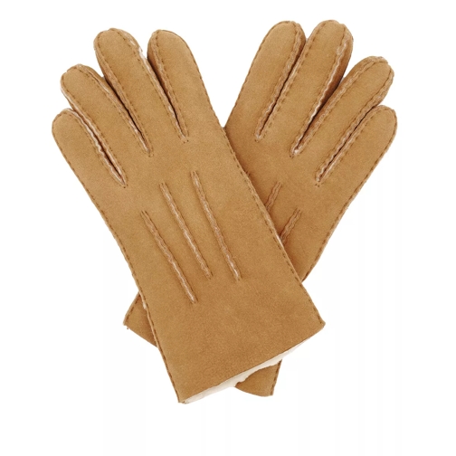 UGG Contrast Sheepskin Tech Gloves Chestnut Glove