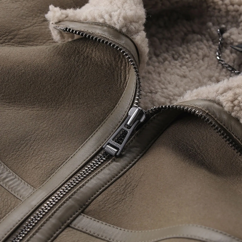 Belstaff veste Jacke Highland aus Leder schwarz(Image 4)