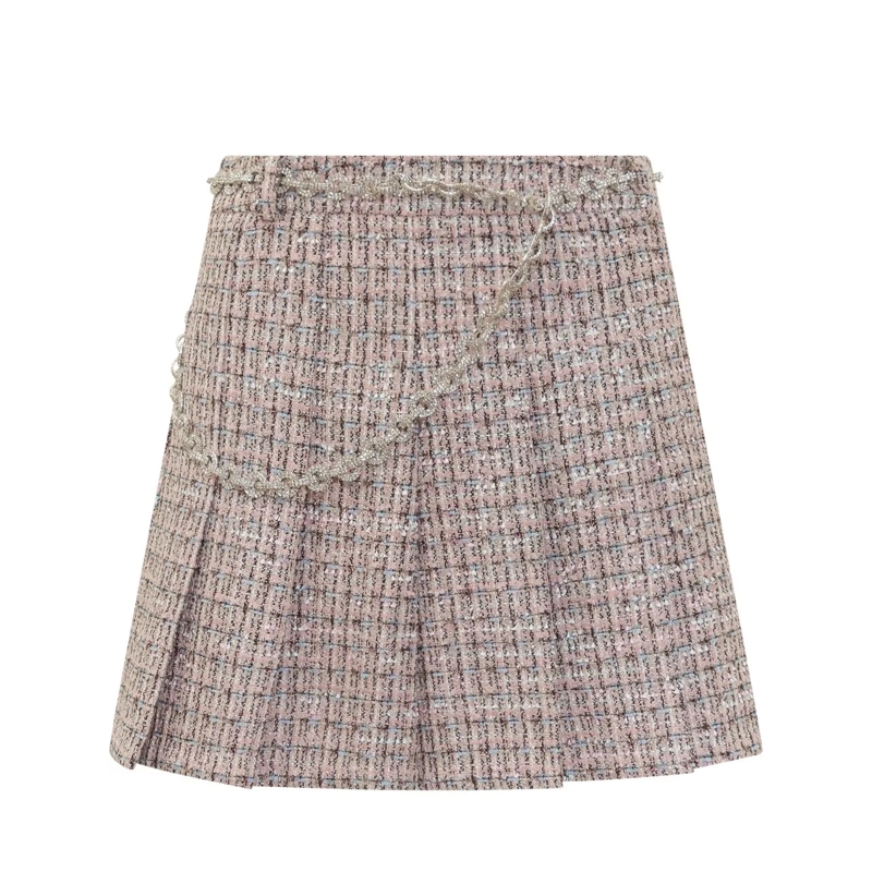 Self Portrait Minirock Self-Portrait Minigonna in Tweed rose