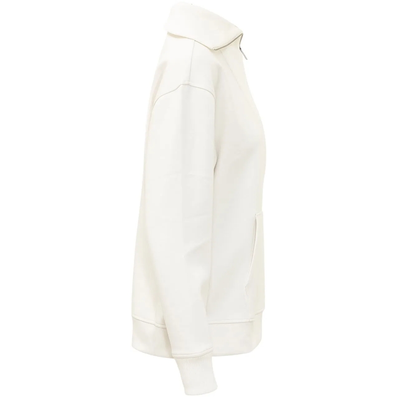 Calvin Klein Weste Felpa con Cappuccio e Zip Corta weiß(Image 3)