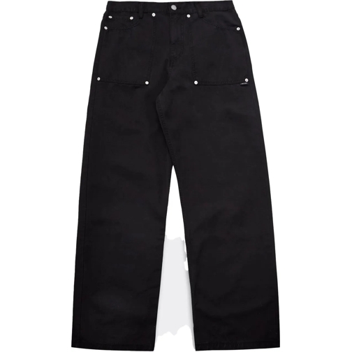 Arte Antwerp  Pantaloni Ripstop Fabric Nero schwarz
