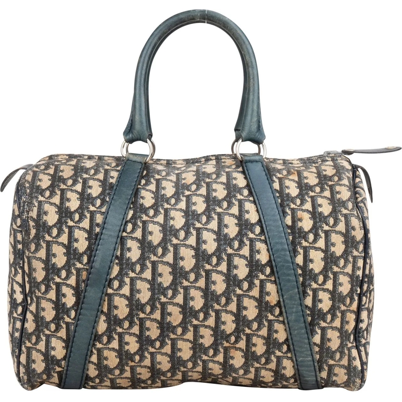 Christian Dior Tote Christian Dior Trotter Monogram Boston 30 Handbag blau