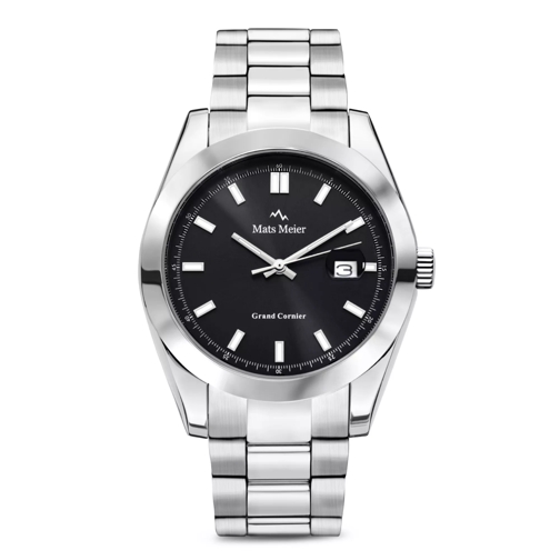 Mats Meier Mats Meier Grand Cornier Herrenuhr MM00514 Silber farbend Quartz Watch