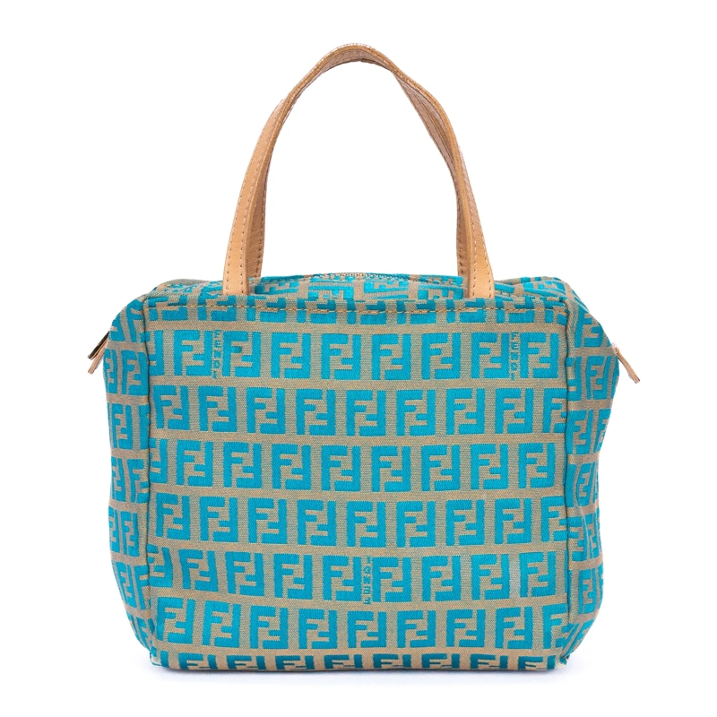 Fendi Crossbody Bag Zucchino Mini Mini beige