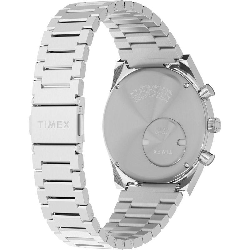 Timex Chronograph Quarz-Chronographenuhr Q Timex® Falcon Eye Chronog silber(Image 4)
