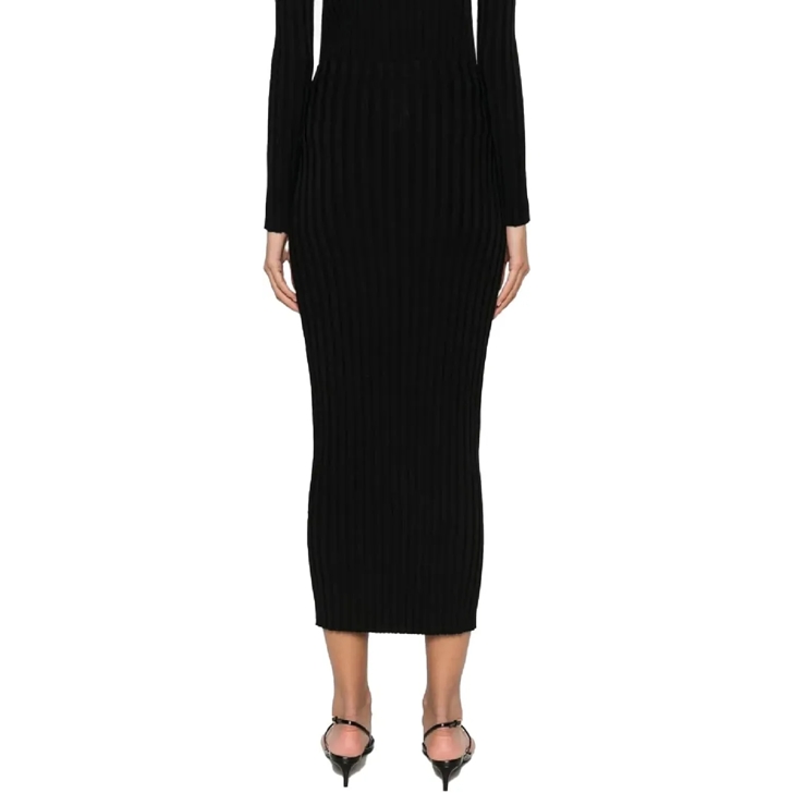 スカート Fabiana Filippi Knee-Length Ribbed Skirt With Textured Fabiana Filippi knee-length Skirt | Red | FARFETCH