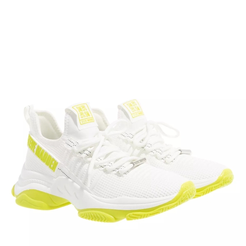 Steve Madden Mac-E Sneaker White/Lime Low-Top Sneaker