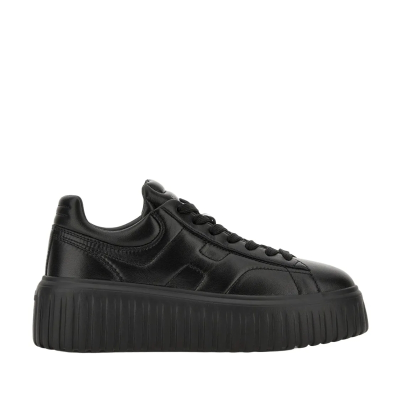 Hogan Lage-top sneaker H-Stripes H Sneakers With Elevated Platform Sole Black