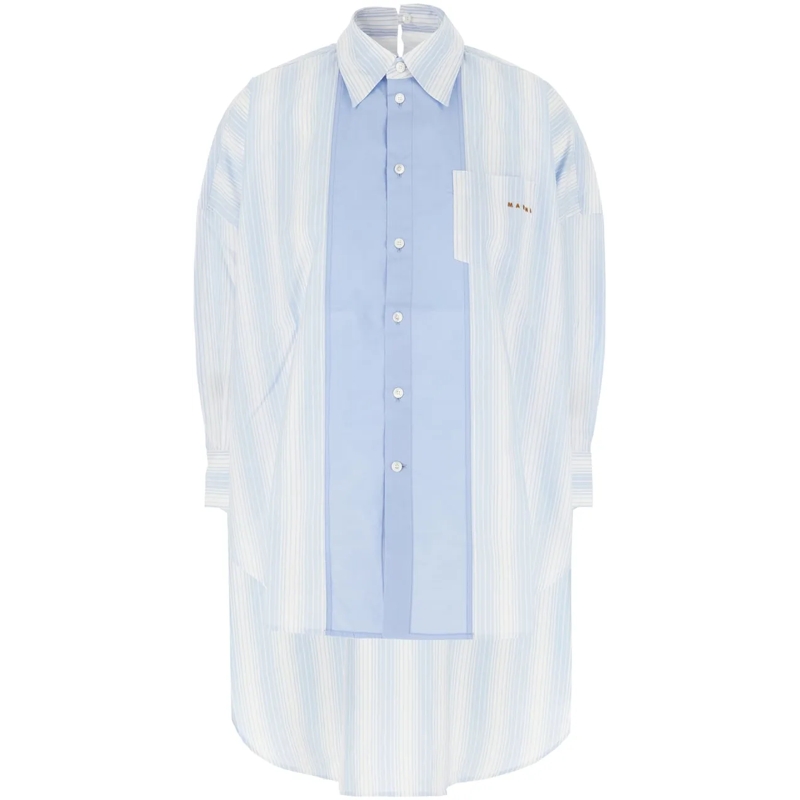 Marni Bluse Marni Printed poplin shirt mehrfarbig