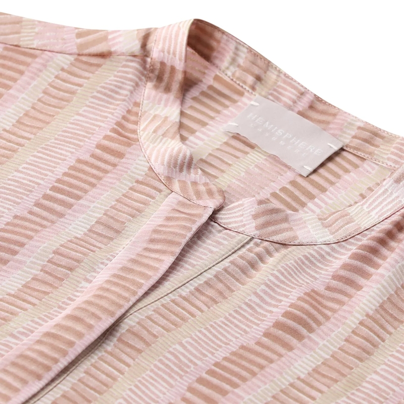 Hemisphere Bluse Bluse Faneli aus Seiden-Mix pink(Image 4)
