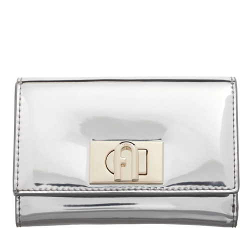 Furla Tri-Fold Portemonnaie Furla 1927 M Compact Wallet Color Silver