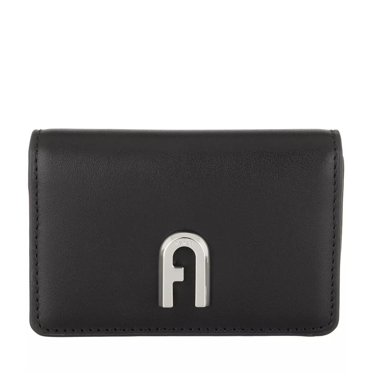 Furla Furla Moon Business Card Case Slim - Vitello Roma Nero