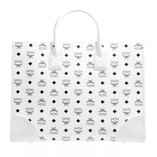 MCM Munchen Tote Xlarge White Tote