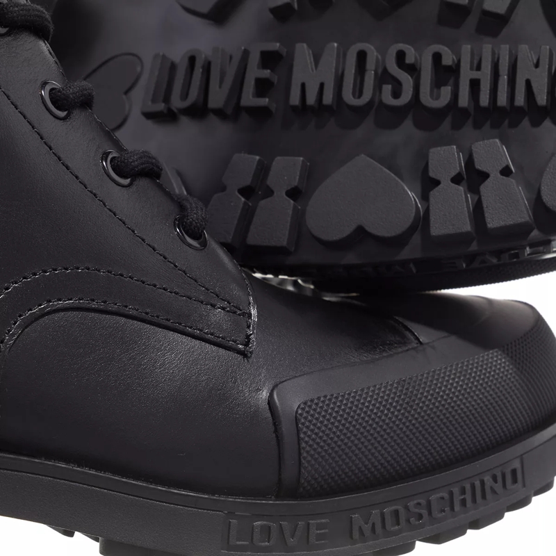 Love Moschino Schnürstiefel St.Ttod.Daily40 Vitello Nero(Image 4)