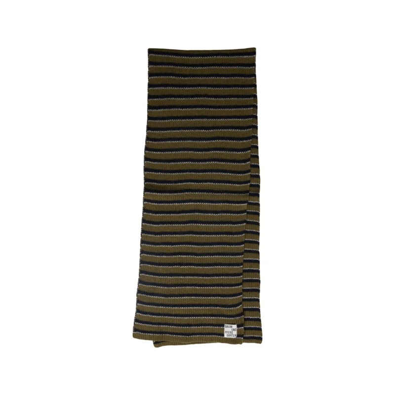 Baum Und Pferdgarten Écharpe légère Striped Knitted 'Leora' Scarf With Ribbed Edges Multicolor