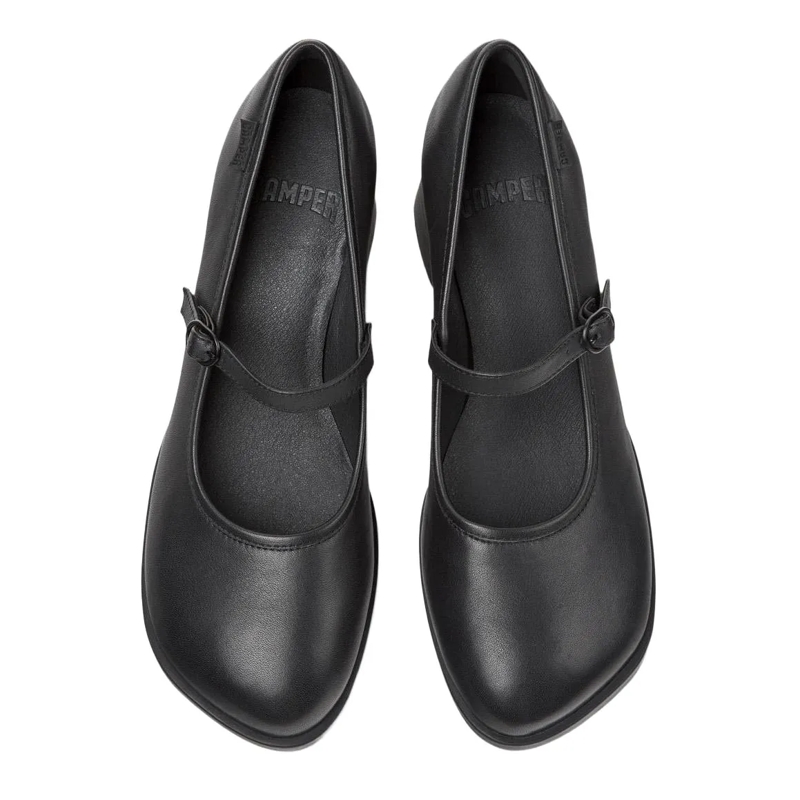 Camper Schnürschuhe Mokassins Kora schwarz(Image 4)