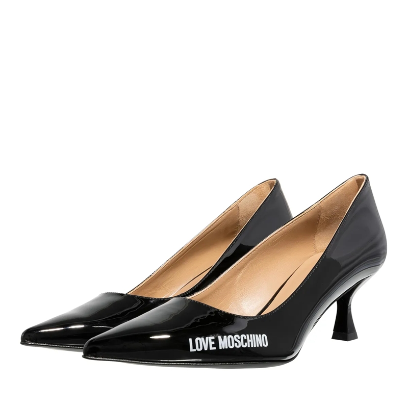 Love Moschino Pumps Rubber Logo Scarpa Donna Nero