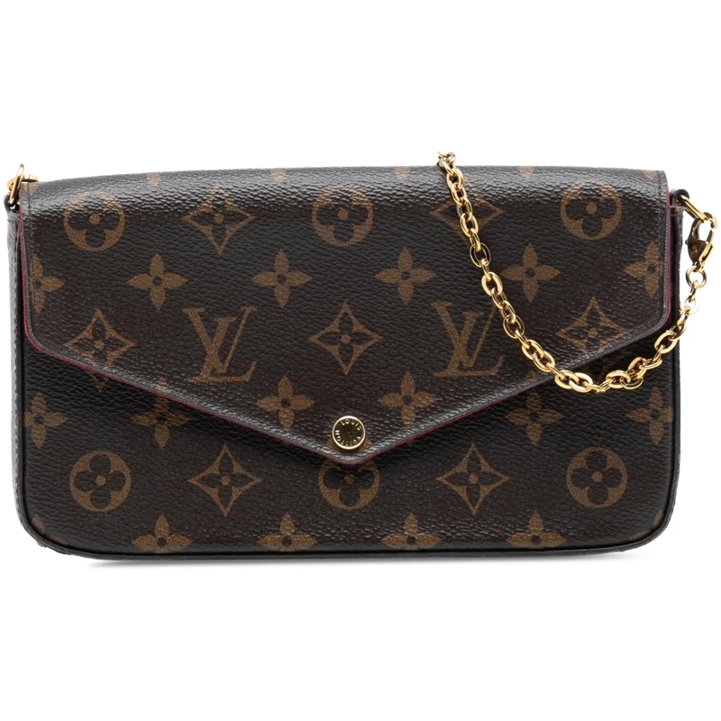 Louis Vuitton Schultertasche Monogram Pochette Felicie braun