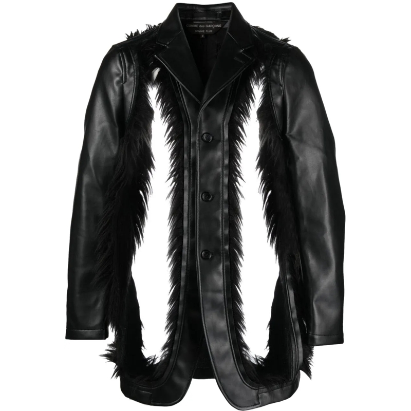 HOMME PLUS  Jackets Black schwarz