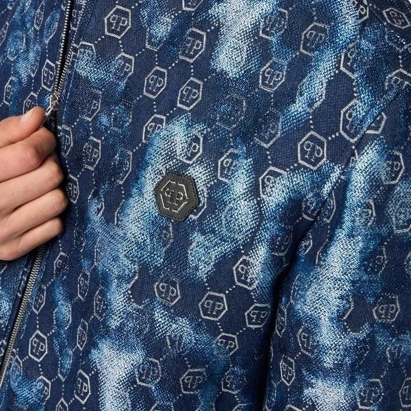 Philipp Plein Blouson Lässigkeit trifft auf originellen Stil bei dieser  schwarz(Image 5)