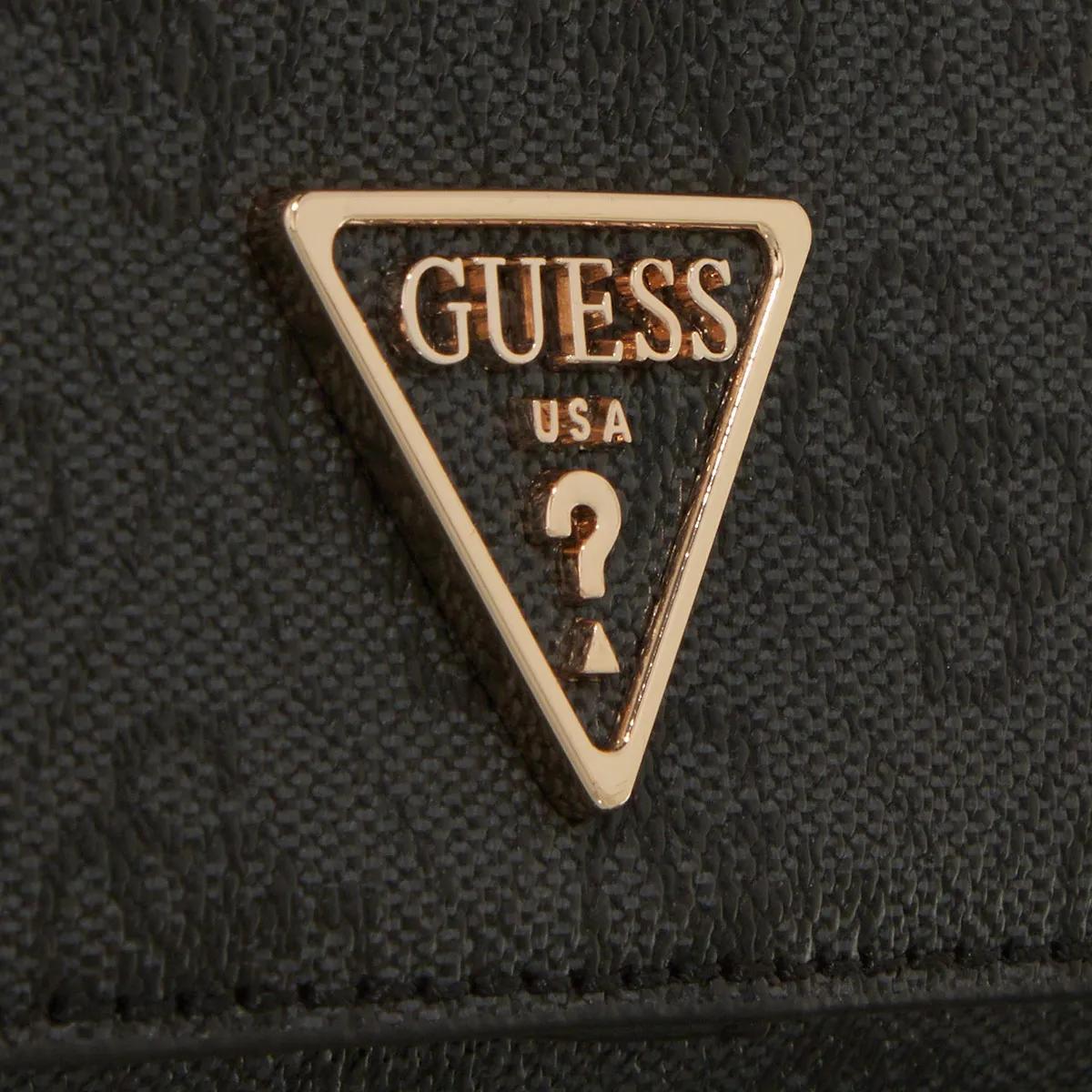 Guess Crossbody bags Noelle Xbody Flap Organizer in donkergrijs