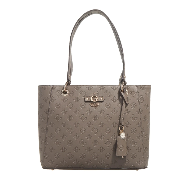 Guess Shopper Gerty Noel Tote Dark Taupe
