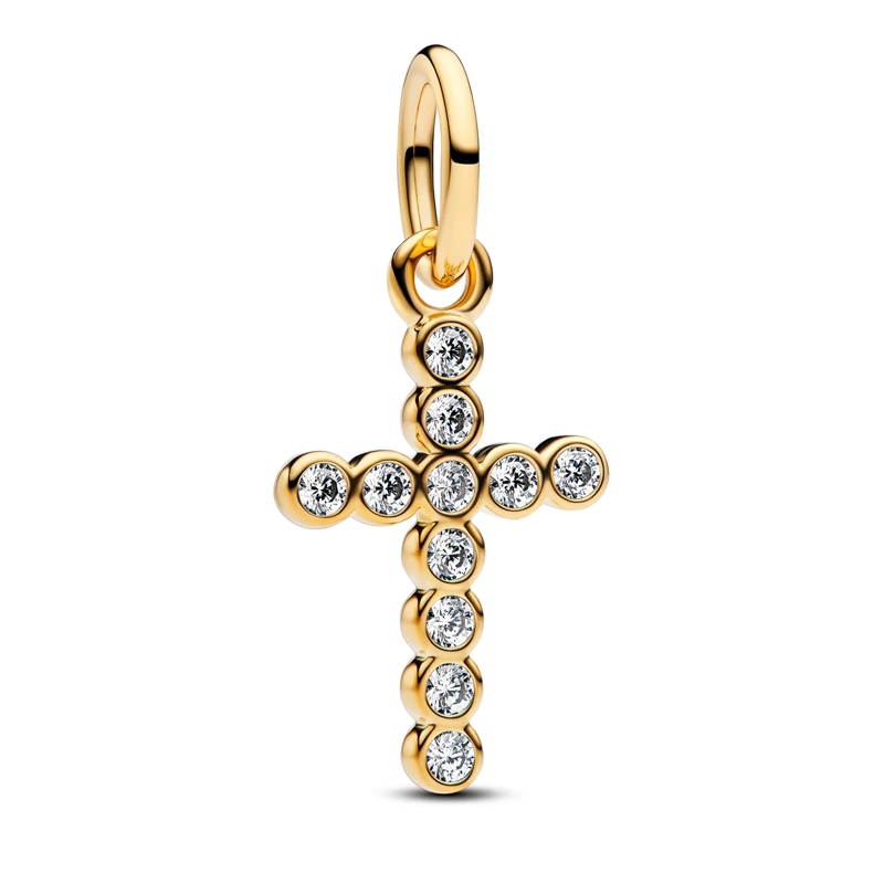 Pandora Anhänger Muschel 14k vergoldeter Mini-Anhänger Gold