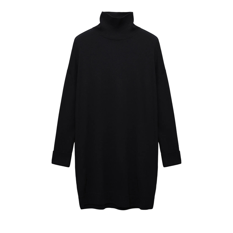 Dorothee Schumacher Rollkragenpullover SHIMMERING MERINO pullover pure black(Image 2)