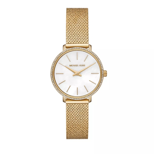 Michael Kors Pyper Two-Hand Stainless Steel Watch Gold Dresswatch
