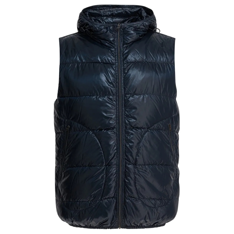 Herno Daunenjacke Nylon Sleeveless Jacket Black