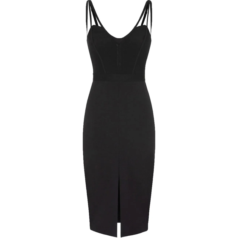 Elisabetta Franchi Robe midi Dresses Black schwarz