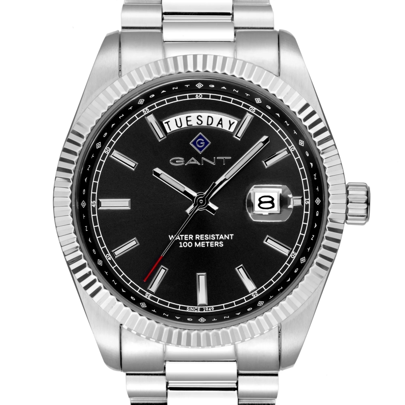 GANT Quarzuhr Quarzuhr Fairfax silber