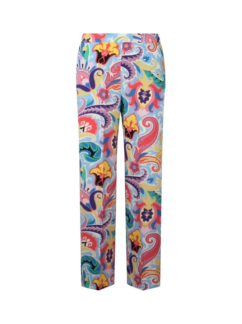 Thumbnail - Etro - Paisley Trousers - Größe 40 - bunt