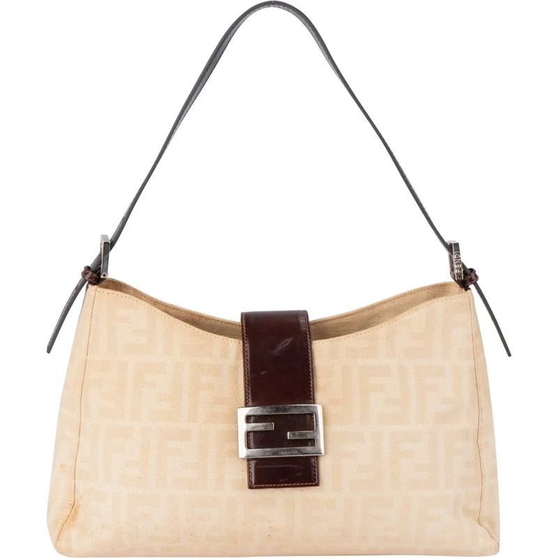 Fendi Schultertasche Fendi FF Monogram Baguette Shoulder Bag mehrfarbig