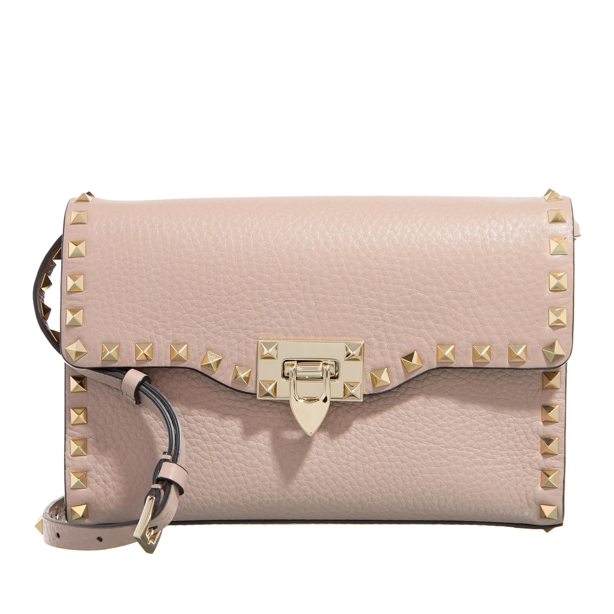 Valentino Garavani Crossbody Bags - Small Shoulder Bag Rockstud - Gr. unisize - in Taupe - für Damen