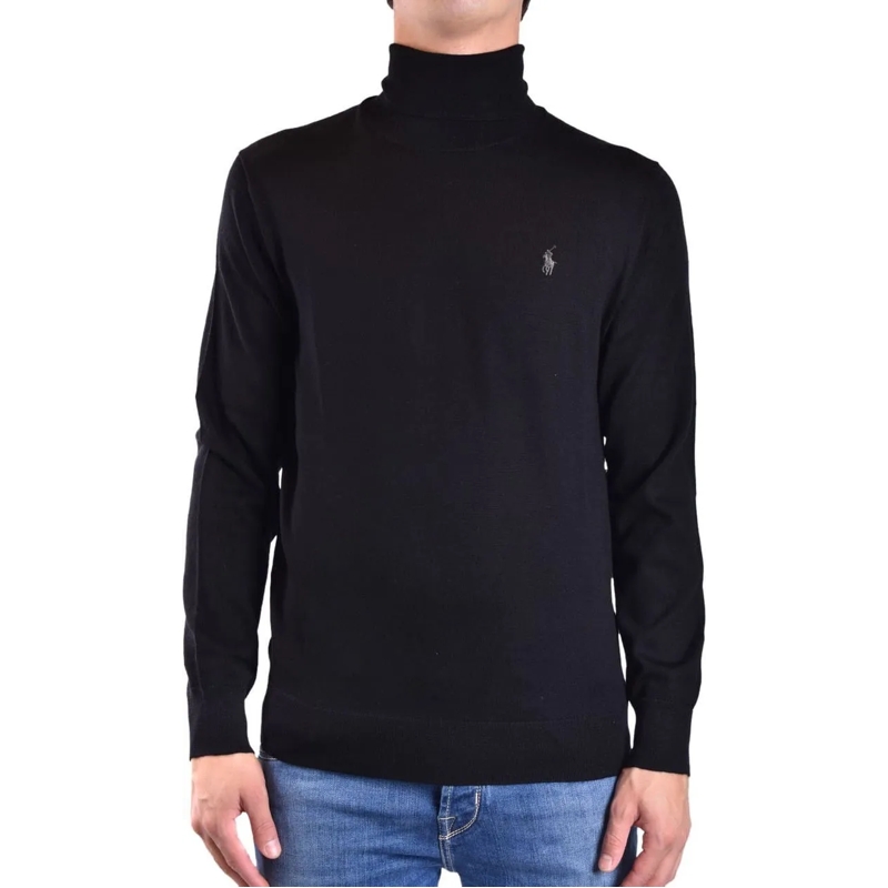 Polo Ralph Lauren  High Neck Wool Pullover Black