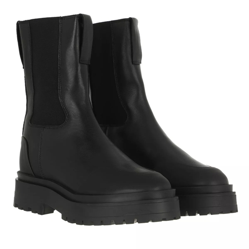 The Kooples High Leather Boots Black Stiefel