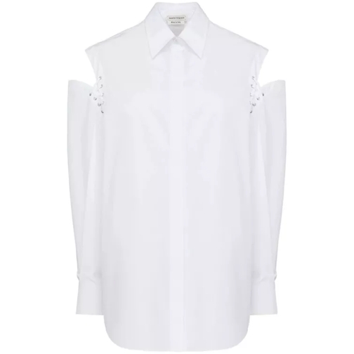Alexander McQueen White Cut-Out Shirt White 
