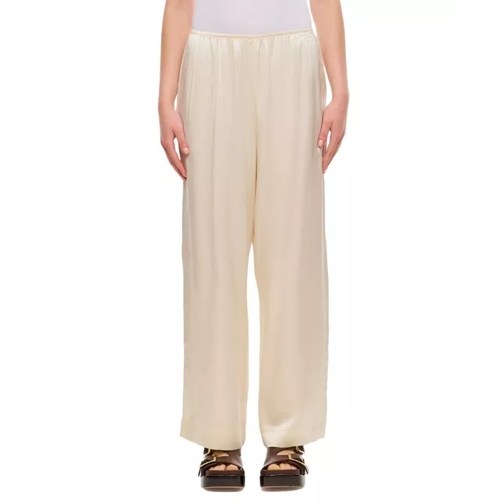 Saks Potts Roberto Silk Pants Neutrals 