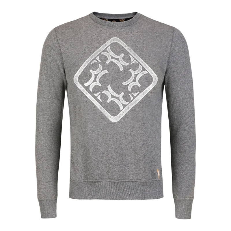 BILLIONAIRE Top Sweatshirt dunkel-grau