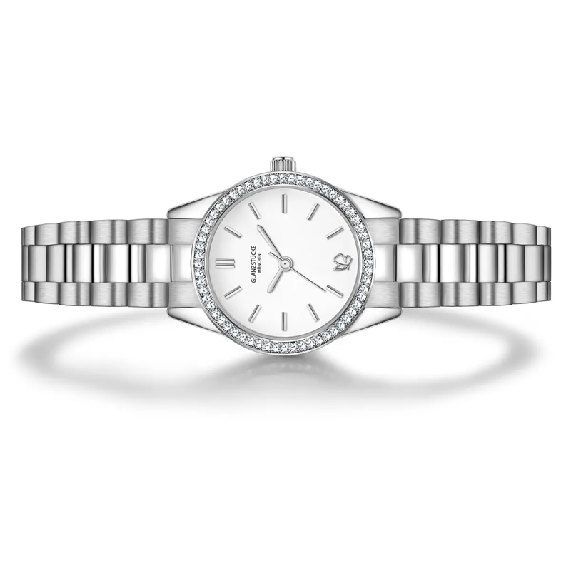 Glanzstücke München Automatikuhr Damen Armbanduhr Edelstahl silber(Image 3)