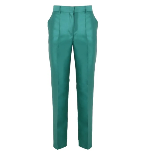 Alberta Ferretti Mikado Trousers Green 