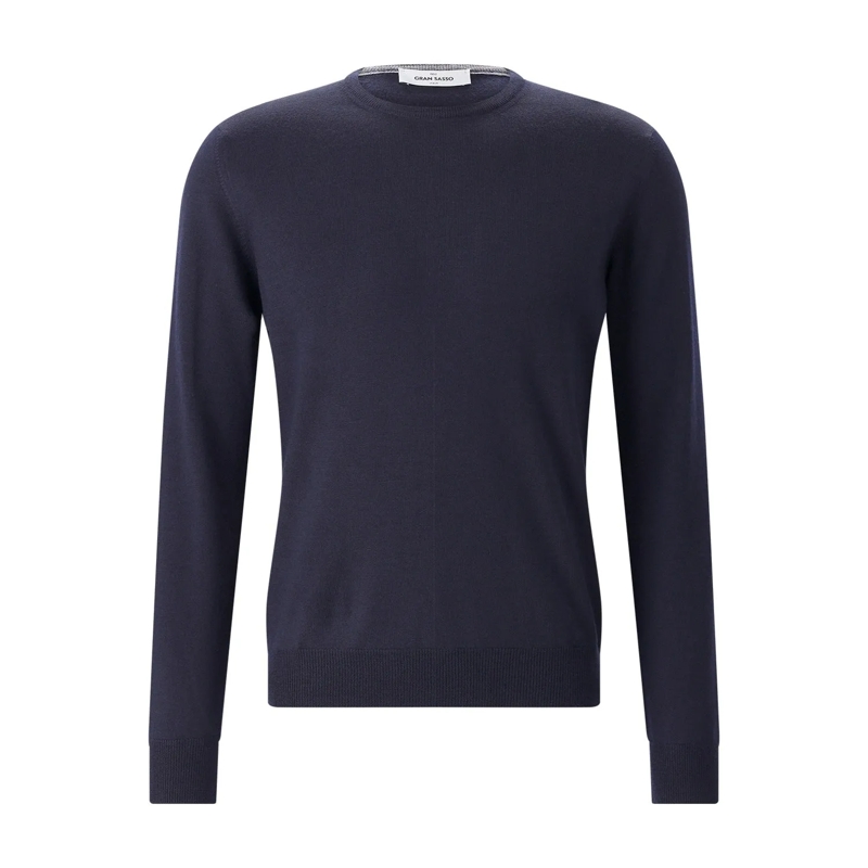 Gran Sasso Pull Pullover Paricollo aus Schurwolle schwarz(Image 3)