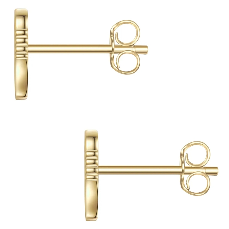 Glanzstücke München Ohrstecker Sterling Silber Ohrstecker Engel gold(Image 2)