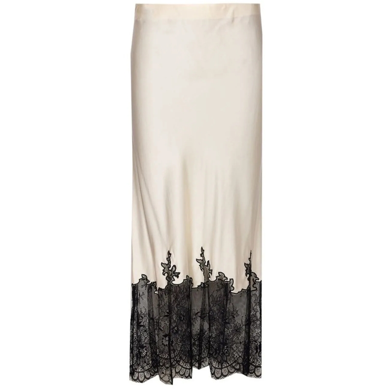 Twin-Set Midirock Skirts White weiß