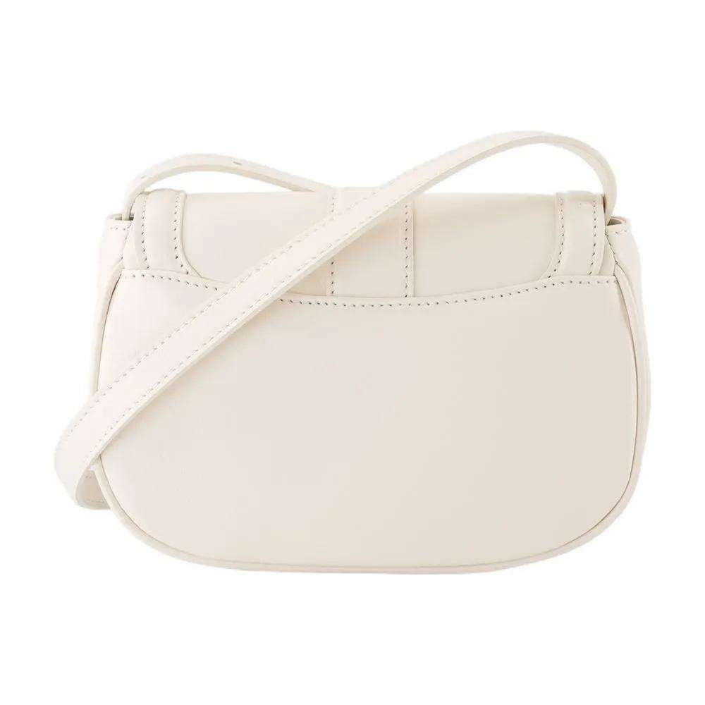 Alexander mcqueen Hobo bags T-Bar Satchel Mini Purse Leather White in beige
