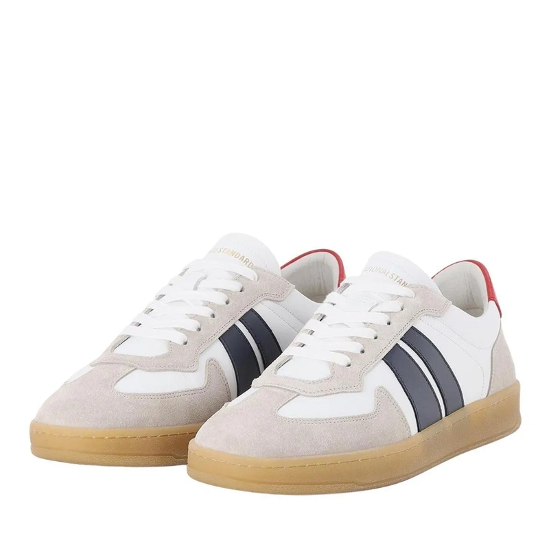 National Standard Veterschoenen Sneaker aus Leder beige(Image 2)