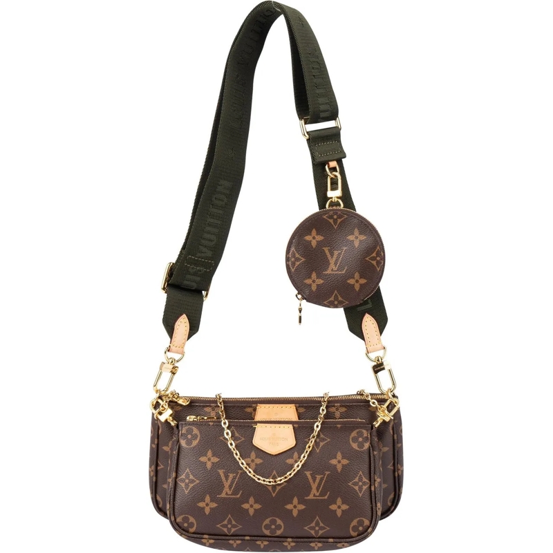 Louis Vuitton Tote Louis Vuitton Canvas Monogram Multi Pochette Cross braun