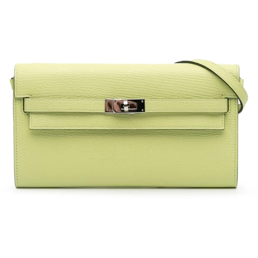 Hermès Kartenhalter 2021 Chevre Mysore Kelly To Go Wallet grün (Image 2)